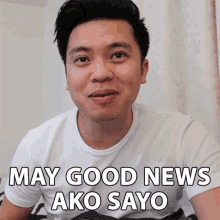 May Good News Ako Sayo Kimpoy Feliciano GIF - May Good News Ako Sayo Kimpoy Feliciano Kimpoy Feliciano Vlog GIFs