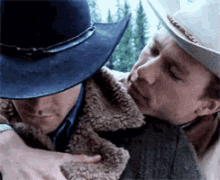 cowboy hug brokeback mountain couple gay