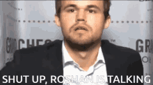Roshan Hark Shut Up GIF - Roshan Hark Shut Up Roshan Is Talking GIFs