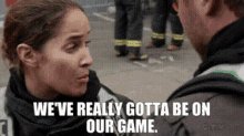 Station19 Andy Herrera GIF - Station19 Andy Herrera Weve Really Gotta Be On Our Game GIFs