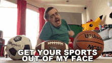 Get Your Sports Out Of My Face Out Of Here GIF - Get Your Sports Out Of My Face Out Of Here Not Here GIFs
