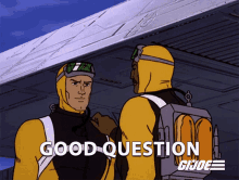 Good Question Duke GIF - Good Question Duke Gi Joe A Real American Hero GIFs