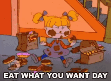 rugrats angelica pickles eat what you want day eat devour