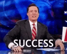 Success Strong GIF - Success Strong The Late Show With Stephen Colbert GIFs