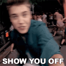 Show You Off Justin Bieber GIF - Show You Off Justin Bieber Beauty And A Beat Song GIFs