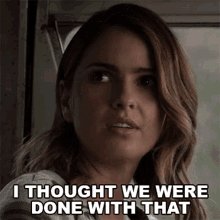 I Thought We Were Done With That Malia Tate GIF - I Thought We Were Done With That Malia Tate Radio Silence GIFs