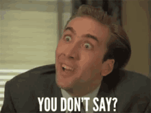 You Dont Say? GIF - You Dont Say Nicolas Cage Wow GIFs
