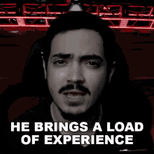 He Brings A Load Of Experience Jacob Arce GIF - He Brings A Load Of Experience Jacob Arce Jacob Mvpr GIFs