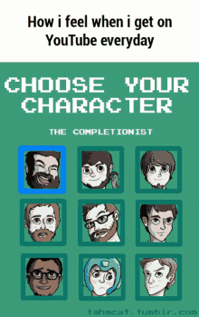 Choose Your Character Youtube GIF - Choose Your Character Youtube Normalboots GIFs
