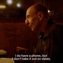 I Do Have A Phone But I Dont Take It Out On Dates GIF - I Do Have A Phone But I Dont Take It Out On Dates Leonard GIFs