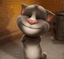 Talking Tom Cat Video Game GIF - Talking Tom Cat Video Game Faint GIFs