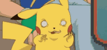 Pikachu Pokemon GIF - Pikachu Pokemon Crazy Face GIFs