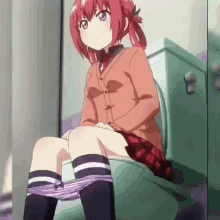 Anime Girl Pooping