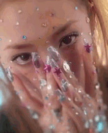ayumi hamasaki glitter sparkle shiny face palm ayumi hamasaki glitter sparkle shiny face palm
