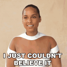 I Just Couldnt Believe It Alicia Keys GIF - I Just Couldnt Believe It Alicia Keys Bustle GIFs