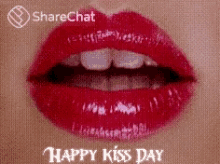 Happy Kiss Day लालहोंठ GIF - Happy Kiss Day लालहोंठ चुंबन GIFs