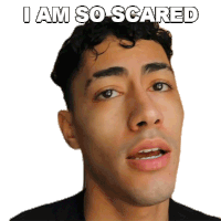 I Am So Scared Giovanni Rivera Sticker - I Am So Scared Giovanni Rivera Gio And Eli Stickers