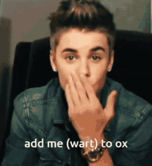 Justin Bieber Wart GIF - Justin Bieber Wart Ox GIFs