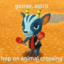 Goose Astro GIF - Goose Astro Animal Crossing GIFs
