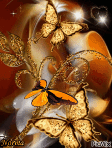 Borboletas Sparkle GIF - Borboletas Sparkle Butterflies GIFs