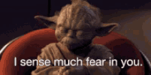 Fear Yoda GIF - Fear Yoda Starwars GIFs