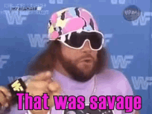 That Was Savage GIF - Wwe Macho Man Randy Savage GIFs
