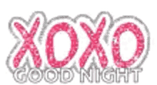 Xoxo Good Night GIF - Xoxo Good Night Sparkle GIFs