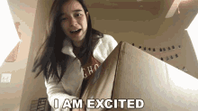 I Am Excited Hannah Fawcett GIF - I Am Excited Hannah Fawcett Laughing Pikachu GIFs