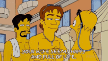 Your Wife Seems Happy And Full Of Life GIF - Happy Wife Kiss GIFs