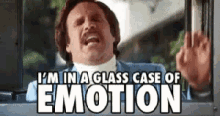 Emotion Anchorman GIF - Emotion Anchorman Glass Of Emotion GIFs