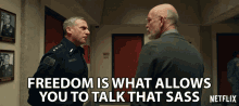 Freedom Is What Allows You To Talk With That Sass General Mark R Naird GIF - Freedom Is What Allows You To Talk With That Sass General Mark R Naird Steve Carell GIFs