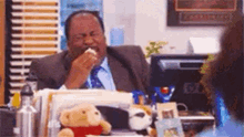 Stanley Hudson Laughing Hysterically GIF - Stanley Hudson Laughing Hysterically The Office GIFs