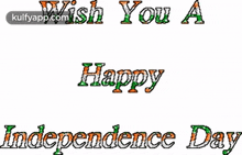 Wish You A Happy Independence Day.Gif GIF - Wish You A Happy Independence Day Happy Independence Day Independence Day GIFs