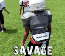 Savage GIF - Savage Football Hit GIFs