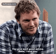You Give Such Good Advice.Babe, I Love You:.Gif GIF - You Give Such Good Advice.Babe I Love You: Parks And-rec GIFs
