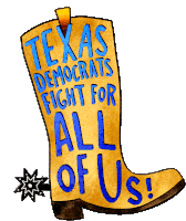 Texas Democrats Fight For All Of Us Boots Sticker - Texas Democrats Fight For All Of Us Boots Thanks Texas Democrats For Fighting For Voting Rights Stickers