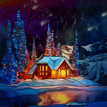 Log Cabin GIF - Log Cabin Christmas GIFs