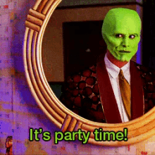 It'S Party Time! GIF - Partytime Themask Jimcarrey GIFs