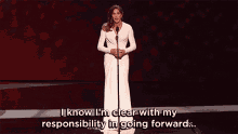 Caitlyn Jenner Speech GIF - Caitlyn Jenner Speech Clear With My Responsibility GIFs