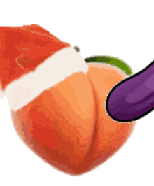 christmas eggplant