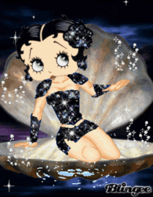 Betty Boops Pearl Betty Boop Clams GIF - Betty Boops Pearl Betty Boop Clams Sparkles GIFs