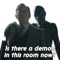 Is There A Demon In This Room Now Leland Townsend Sticker - Is There A Demon In This Room Now Leland Townsend Evil Stickers