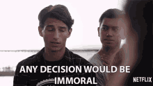 Any Decision Would Be Immoral Dallas Hart GIF - Any Decision Would Be Immoral Dallas Hart Leo Cruz GIFs