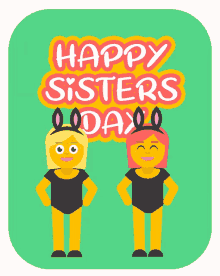 happy sisters day sister day twins big sister little sister
