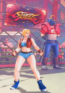 Street Fighter V Lucia GIF - Street Fighter V Lucia Cawfee GIFs