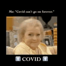 Betty White Covid Forever GIF - Betty White Covid Forever Tammy Jackson GIFs