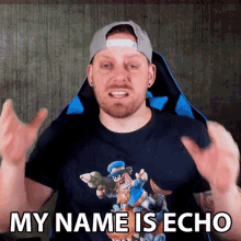 My Name Is Echo Im Echo GIF - My Name Is Echo Im Echo Introducing GIFs