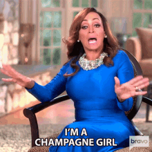 Im A Champagne Girl Drinker GIF - Im A Champagne Girl Drinker Classy GIFs