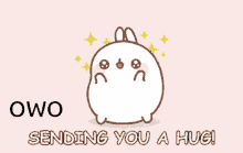 Owo Sending You A Hug GIF - Owo Sending You A Hug Cute GIFs