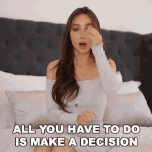 All You Have To Do Is Make A Decision Coco Lili GIF - All You Have To Do Is Make A Decision Coco Lili Make A Decision GIFs